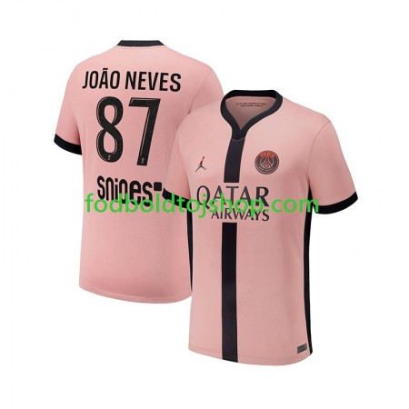 Paris Saint-Germain Joao Neves 87 3 trøje 2024-25 S/S